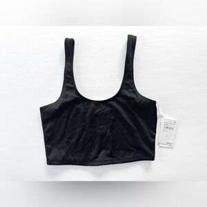 Good American Scuba Scoop Neck Bikini Top, New With Tags